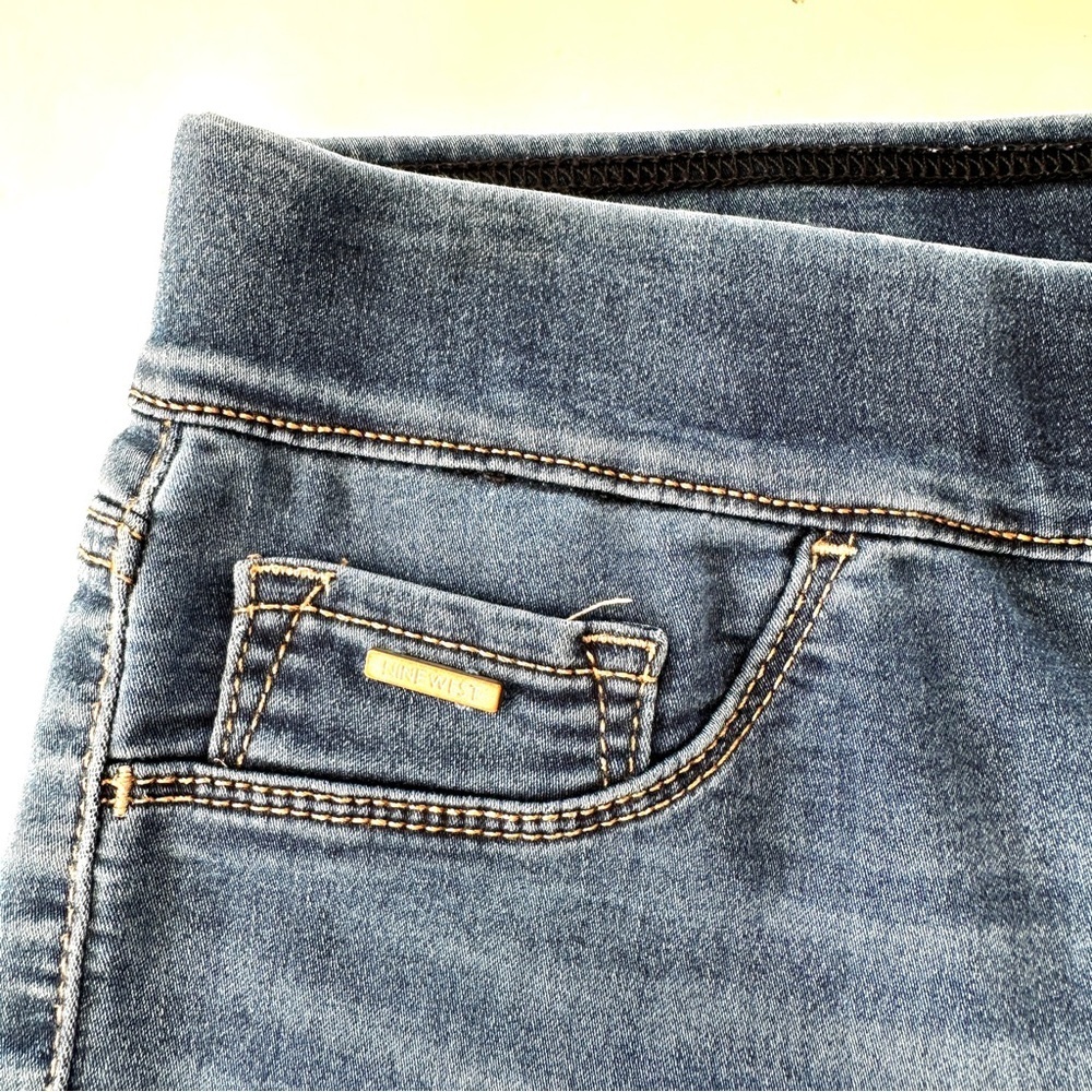 Nine West Jeans, High-rise, Pull-on Skinny, Stretch - Picture 6 of 12